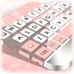 Logo of Geometric Coral Pink Keyboard android Application 